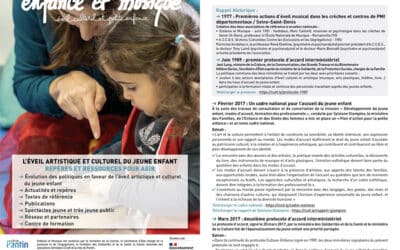 L’éveil artistique et culturel du jeune enfant : repères et ressources pour agir