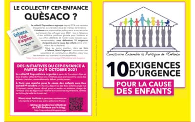 Marches pour la cause des enfants – 9 octobre 2021
